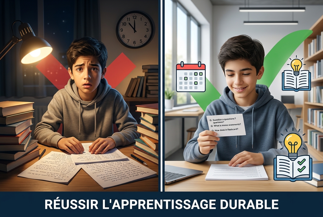 Bourrer semble productif. Étaler l’apprentissage fonctionne vraiment