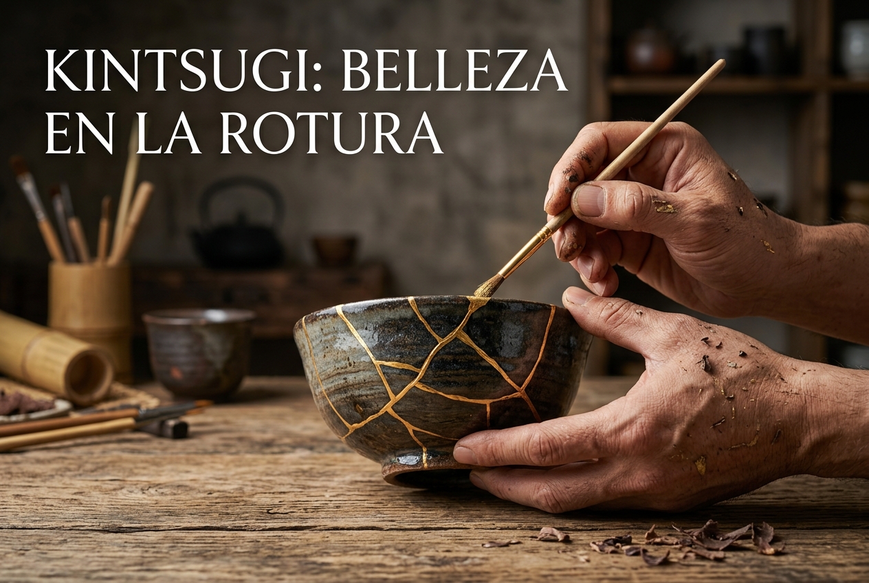 Por qué los japoneses reparan los cuencos rotos con oro