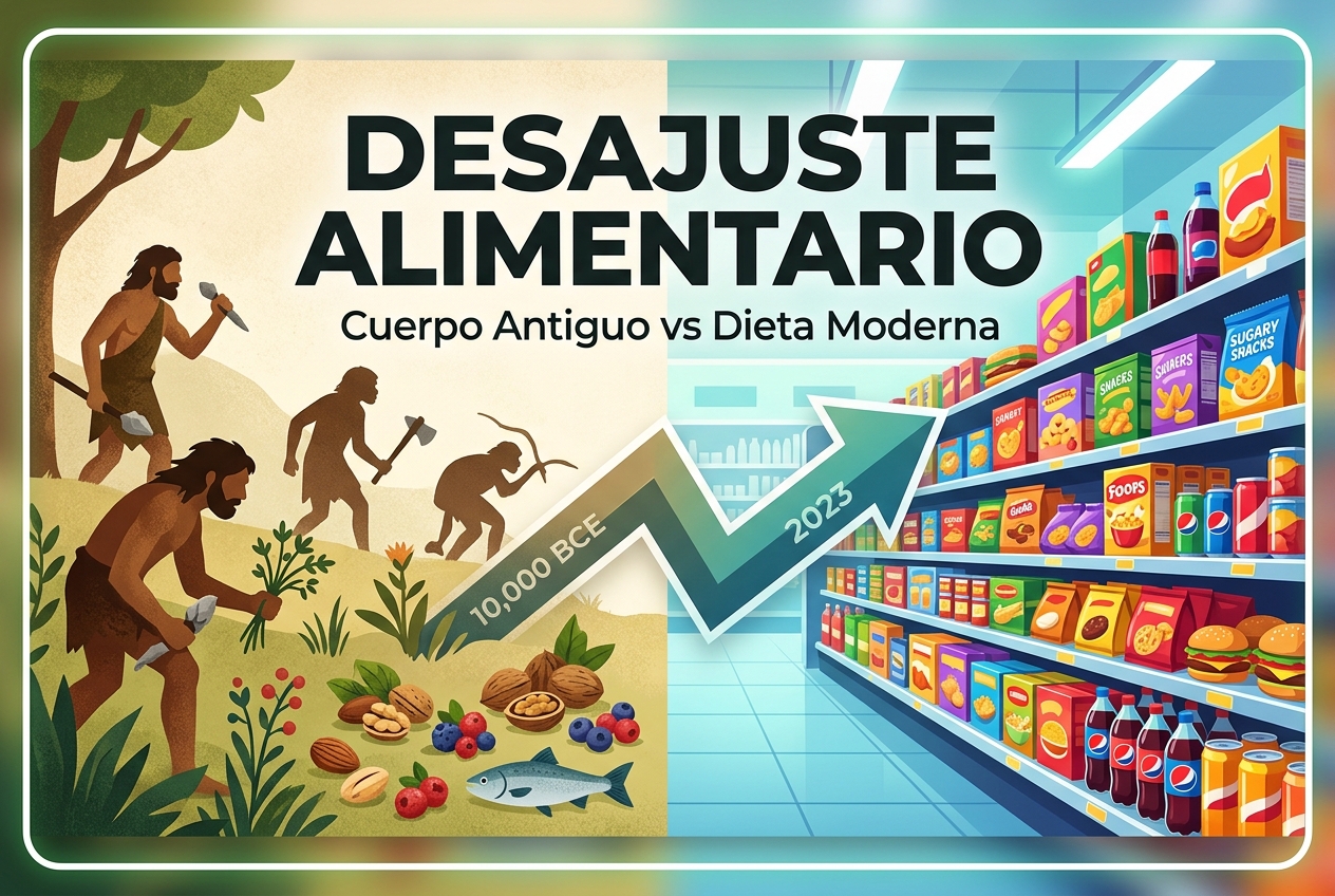 Las dietas modernas chocan con cuerpos antiguos, alimentando enfermedades crónicas