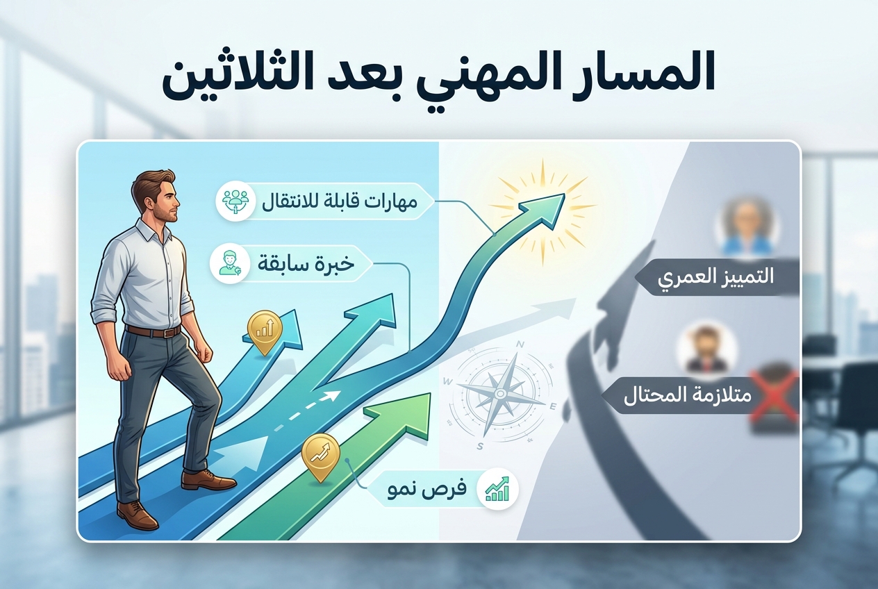 تغيير المسار المهني بعد الثلاثين ليس بداية من الصفر