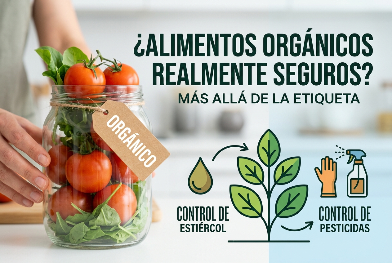Organic Food Safety Depends on Strict Manure and Pesticide Controls