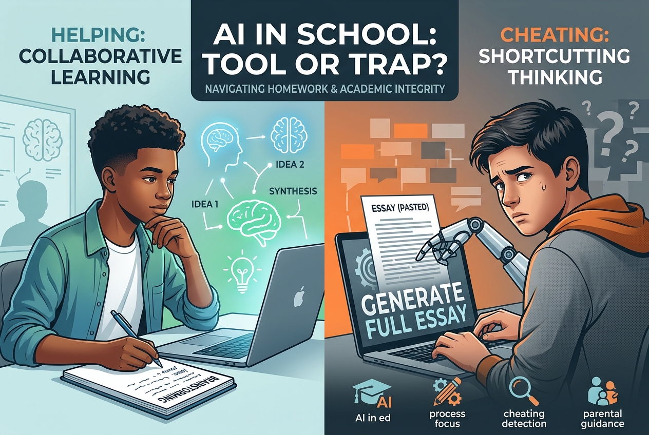 When Is AI Helping Your Kid Learn and When Is It Cheating
