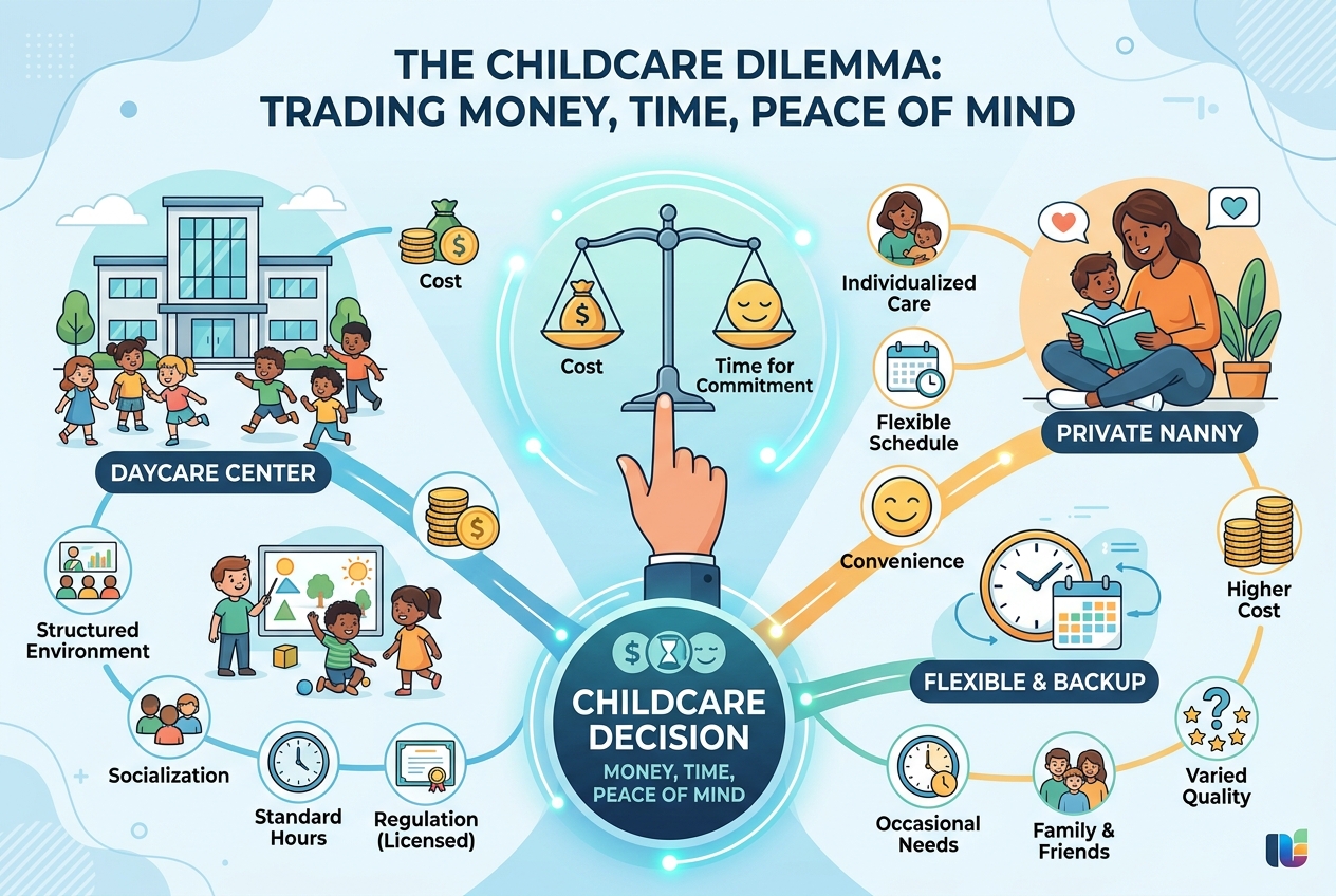 Choosing Childcare Means Trading Money, Time, and Peace of Mind