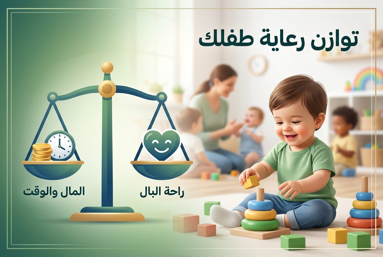 اختيار رعاية الأطفال يعني الموازنة بين المال والوقت وراحة البال