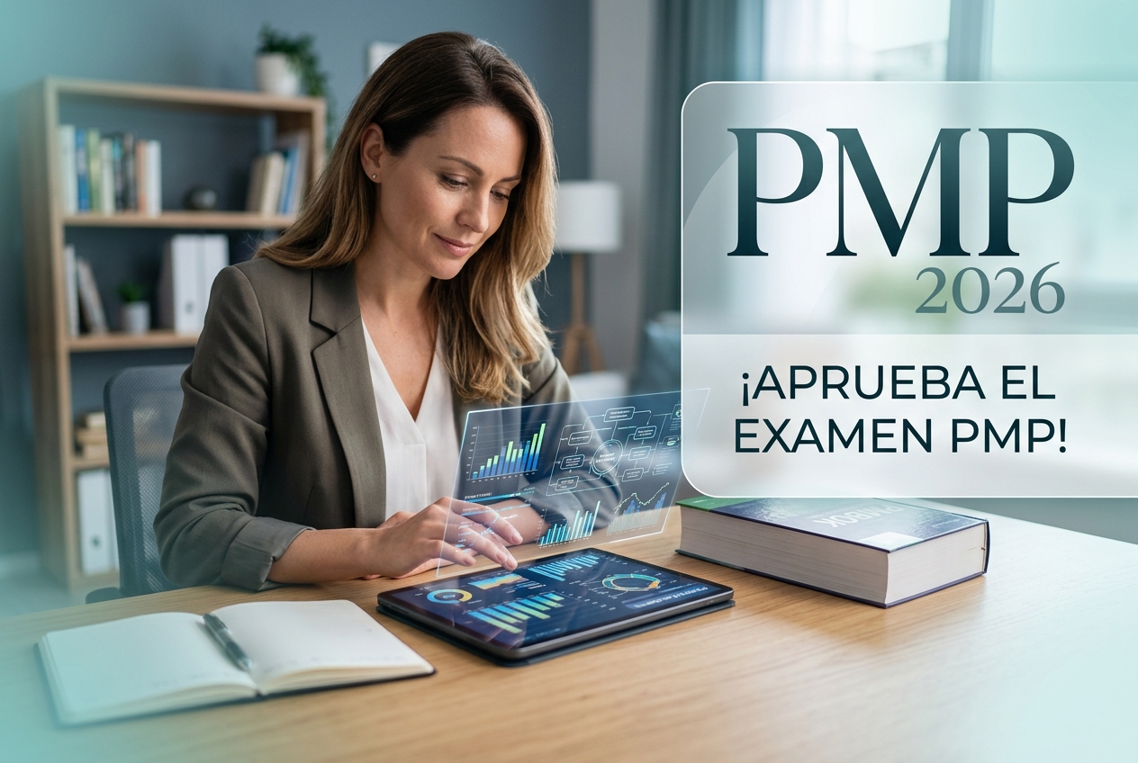 Aprueba el Examen PMP 2026 con Estudio y Práctica Dirigidos