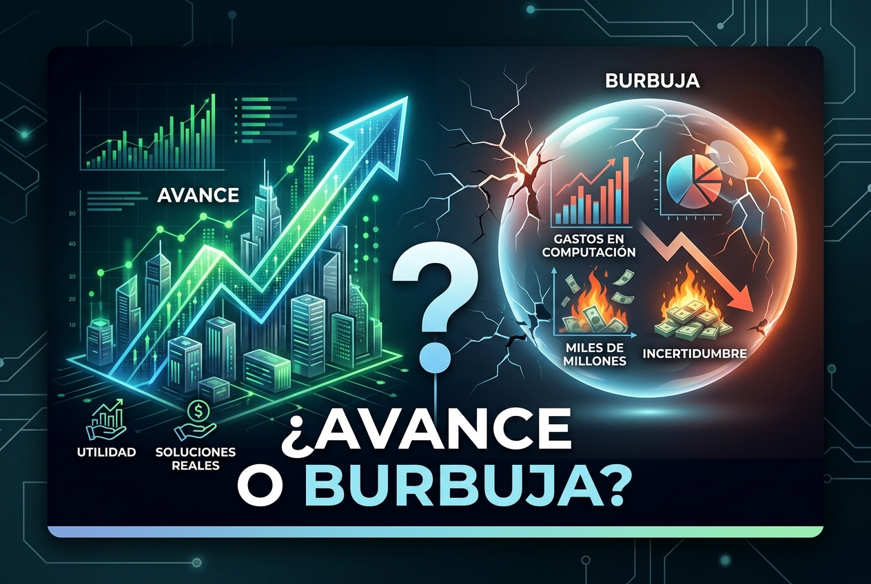 ¿Es el auge de la IA un avance o una burbuja?