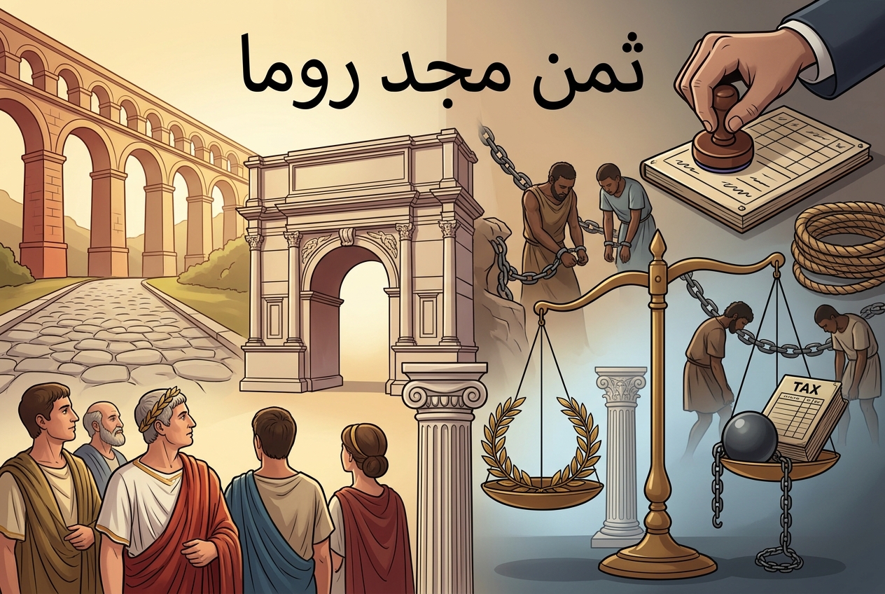 مجد روما كان قائماً على العبودية واستغلال الأقاليم