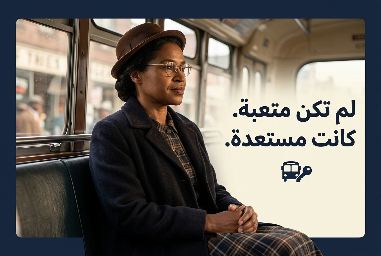 لم تكن Rosa Parks متعبة. كانت مستعدة.
