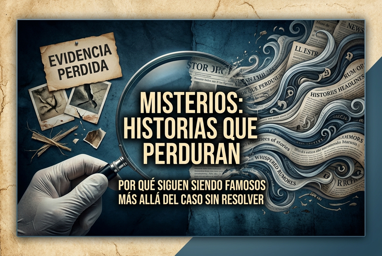 Los misterios famosos siguen siendo famosos porque se pierde evidencia clave y las historias se moldean
