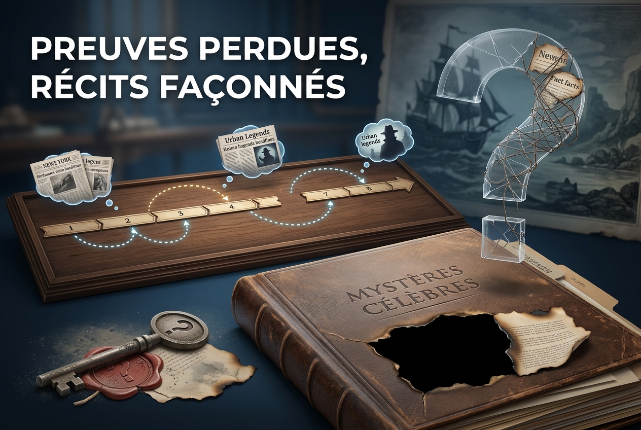 Les mystères célèbres restent célèbres parce que des preuves clés sont perdues et que les histoires sont façonnées