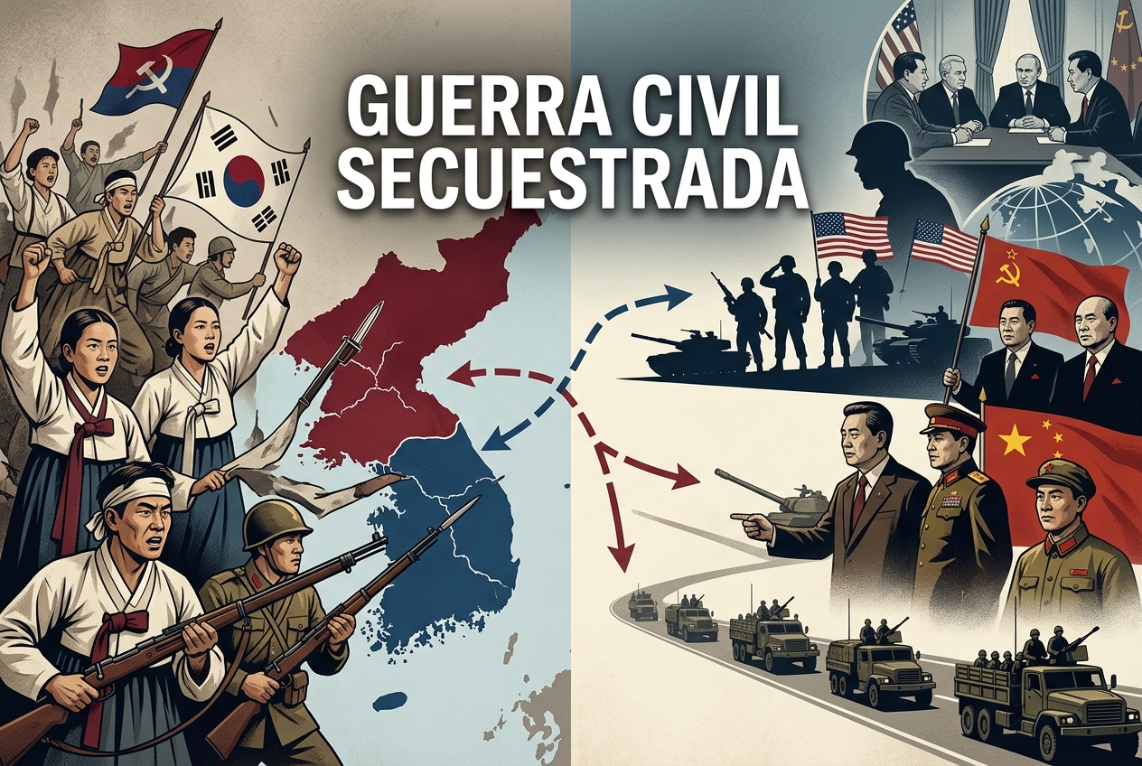 La Guerra de Corea fue una Guerra Civil que los Superpoderes Secuestraron