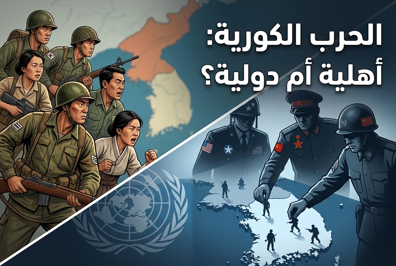 كانت الحرب الكورية حربًا أهلية اختطفتها القوى العظمى
