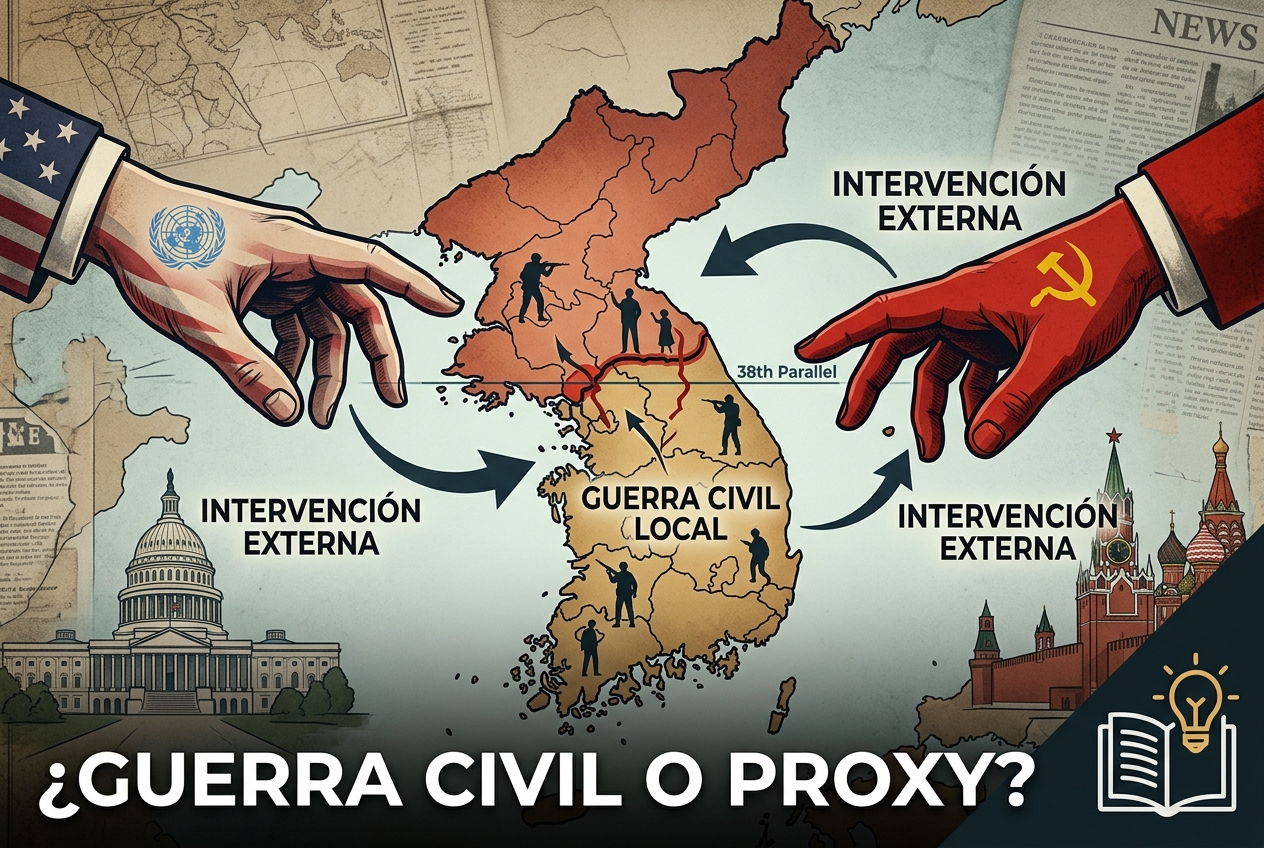La Guerra de Corea fue una Guerra Civil que los Superpoderes Secuestraron