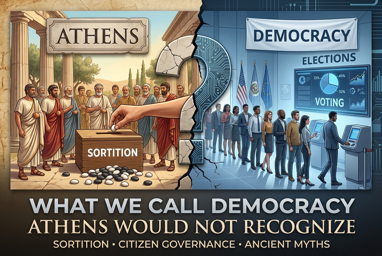 Athens Would Not Recognize What We Call Democracy
