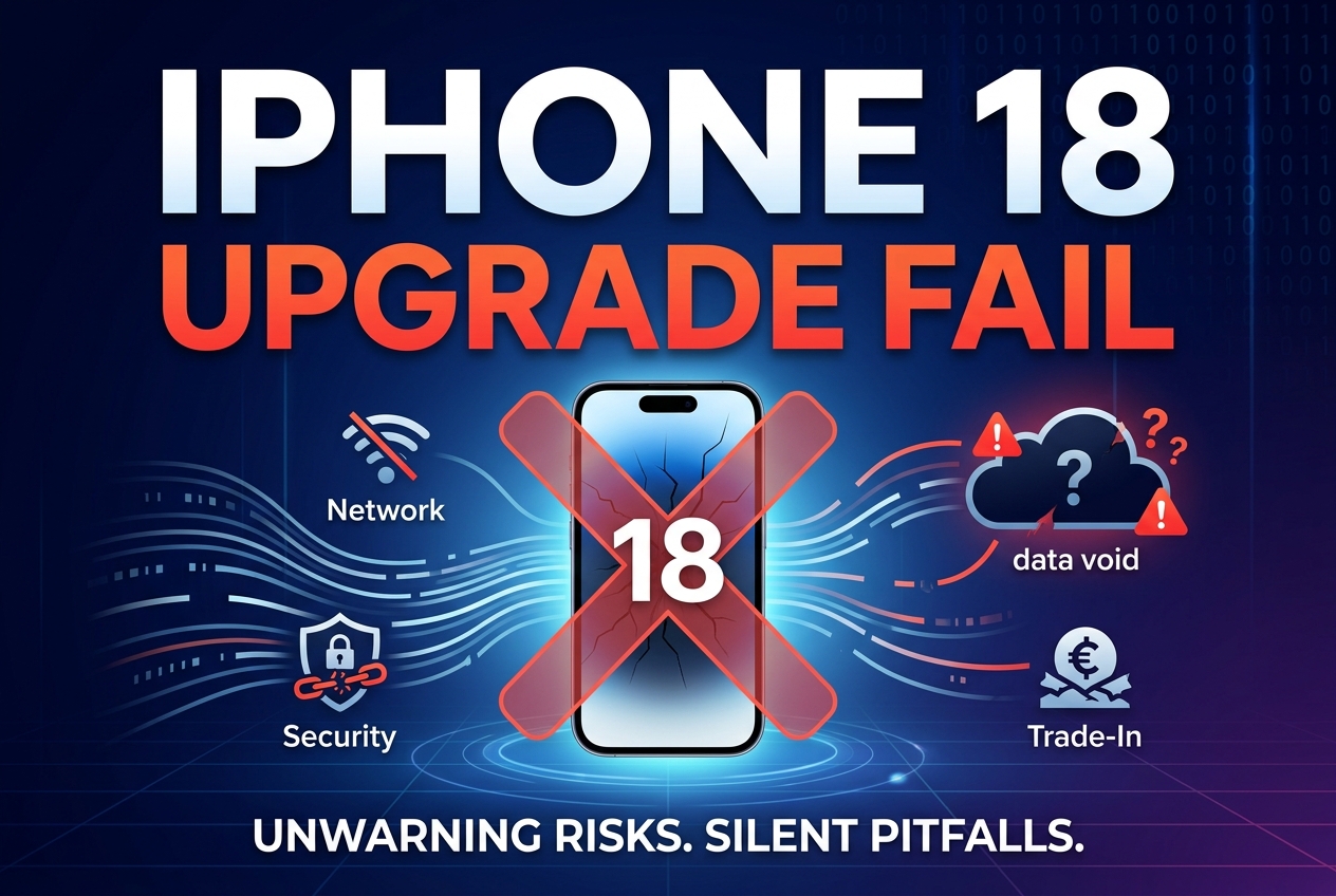لماذا قد يفشل الترقية إلى iPhone 18 دون سابق إنذار