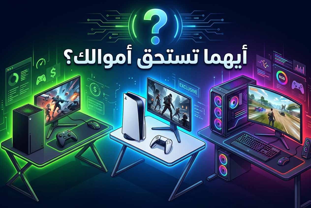 إكس بوكس أو بلاي ستيشن أو الحاسوب الشخصي: أيهما يستحق أموالك؟