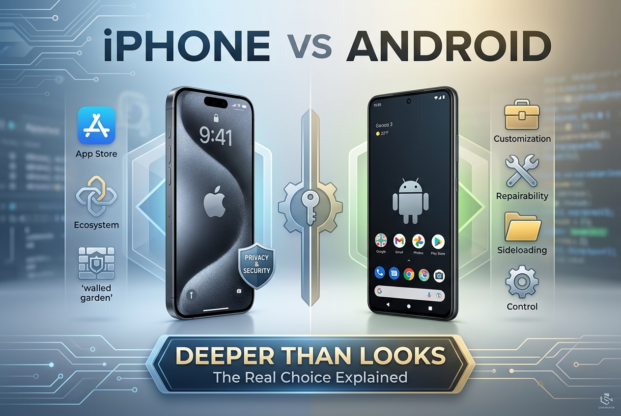 The iPhone-or-Android Choice Comes Down to More Than Looks