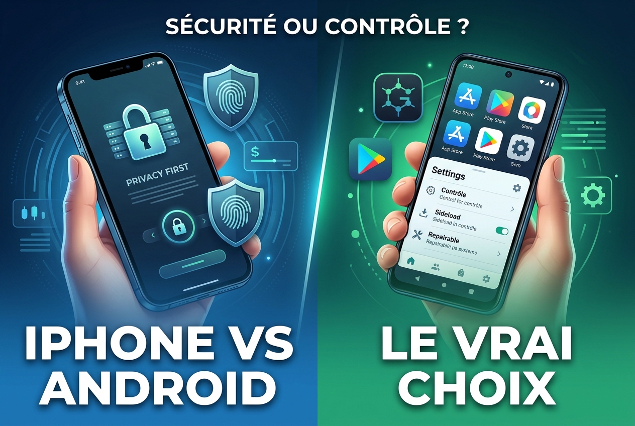 Le choix entre iPhone et Android ne se résume pas à l'apparence