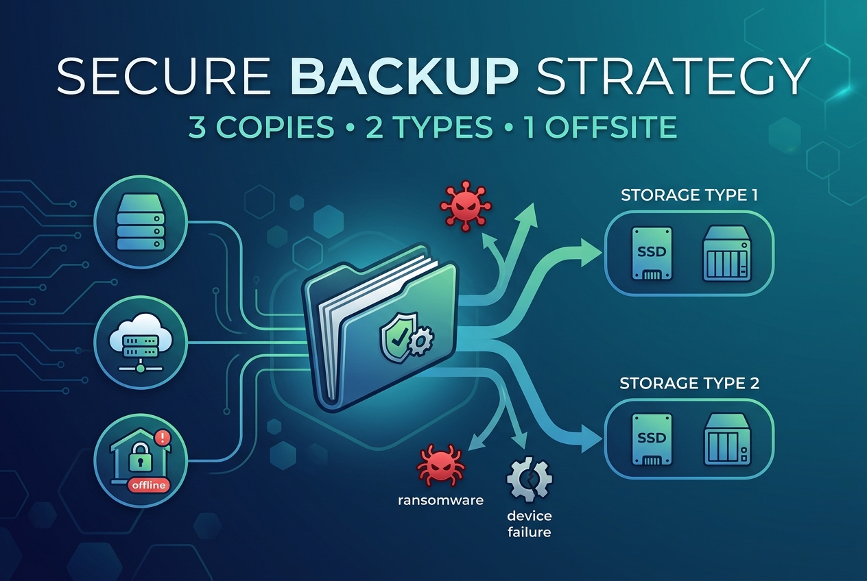 A Single Backup Will Not Save Your Files