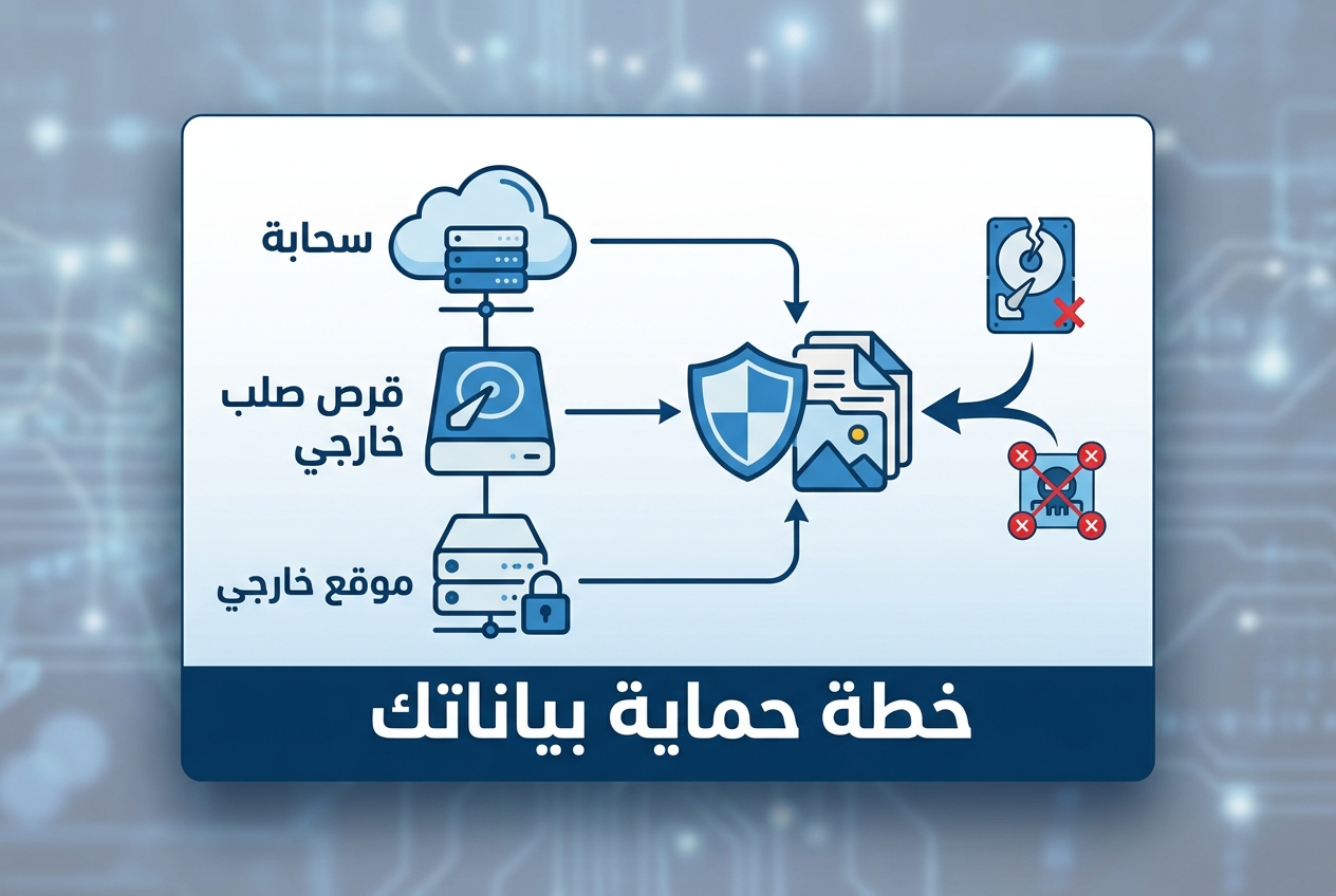 نسخة احتياطية واحدة لن تنقذ ملفاتك