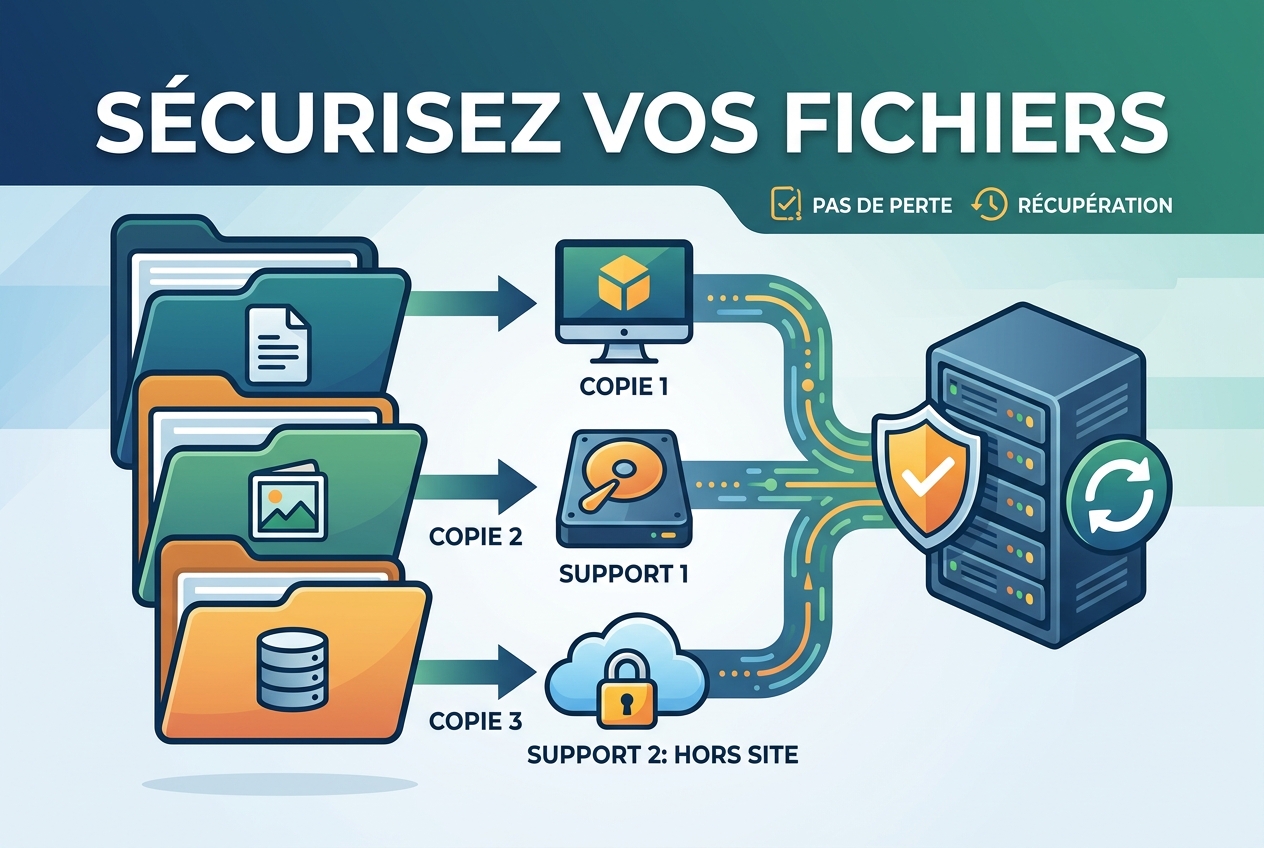 Une seule sauvegarde ne sauvera pas vos fichiers