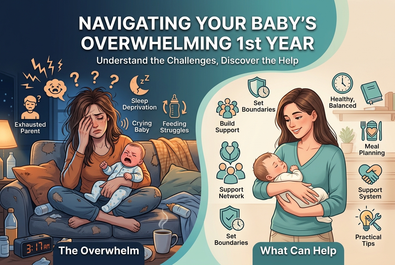 Why Surviving Your Baby’s First Year Feels So Overwhelming and What Can Help