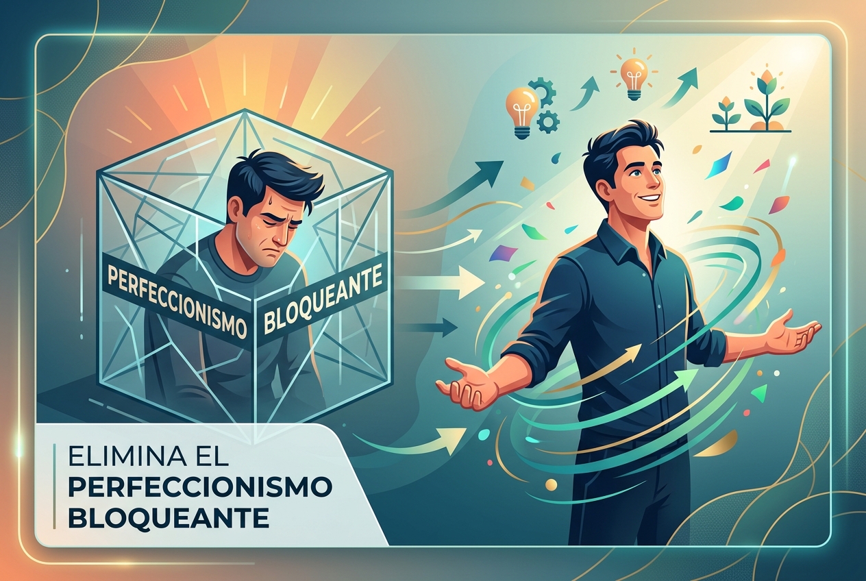 Por qué intentar ser perfecto bloquea el éxito y cómo liberarse