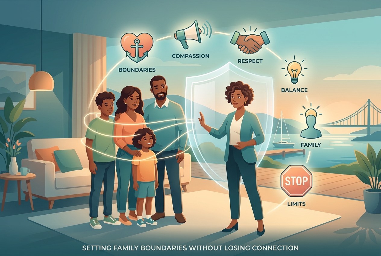 How to Set Family Boundaries Without Pushing Them Away