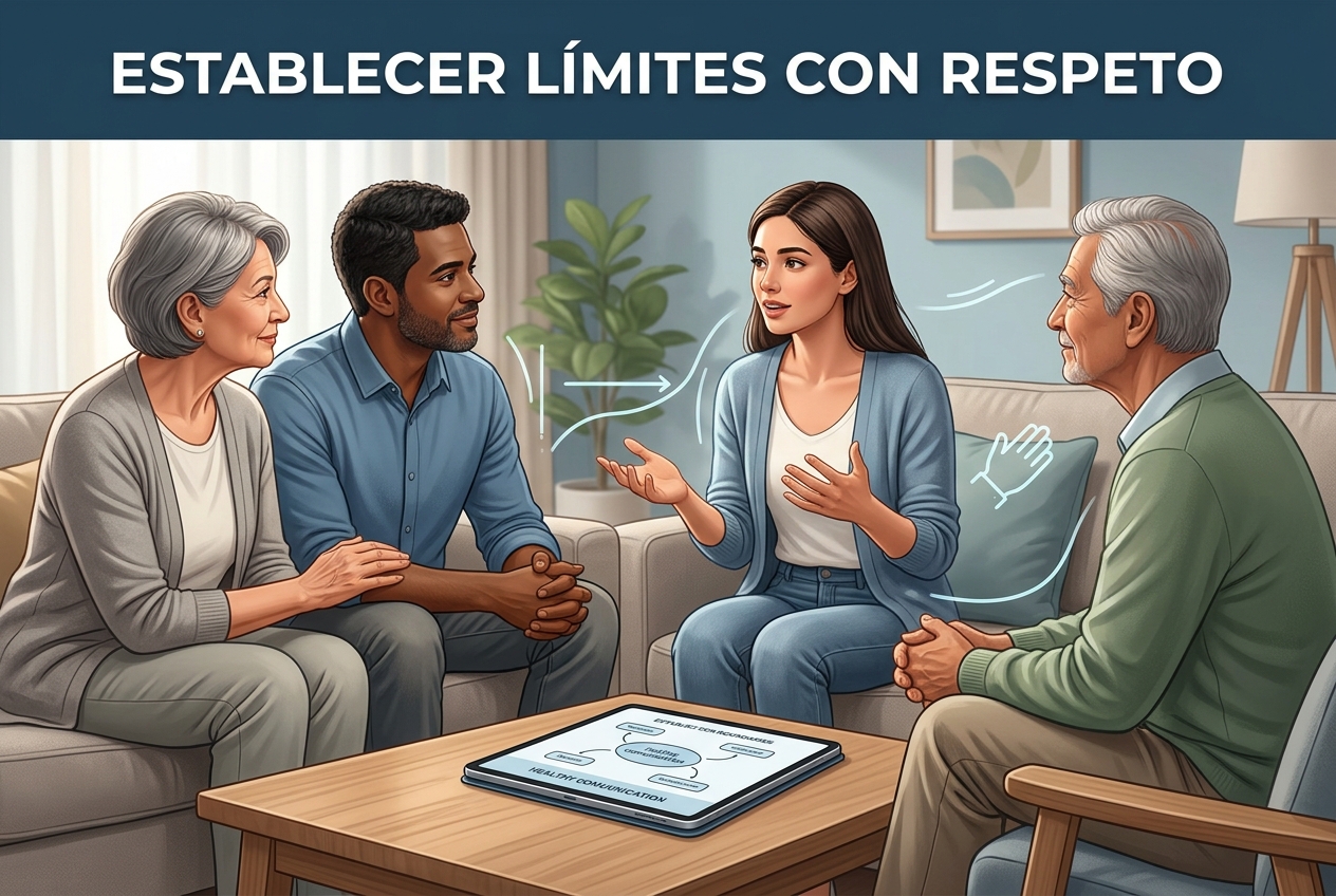 Cómo establecer límites familiares sin alejarlos