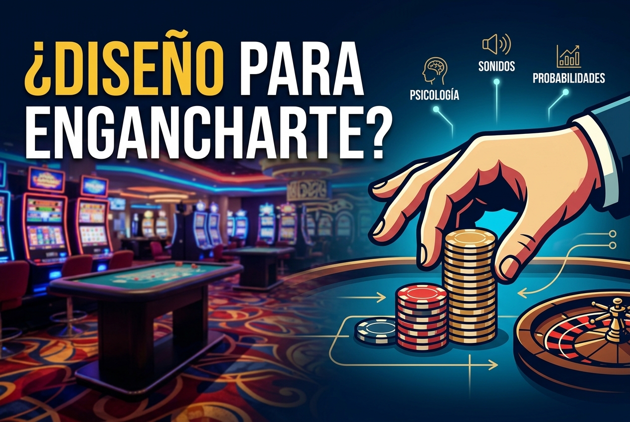 Cómo están diseñados los casinos para que sigas jugando