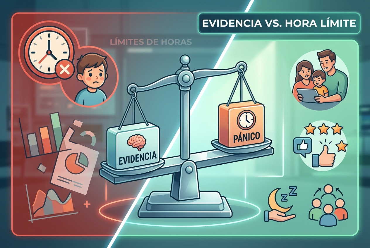 El pánico por el tiempo frente a la pantalla puede estar dirigido al objetivo equivocado