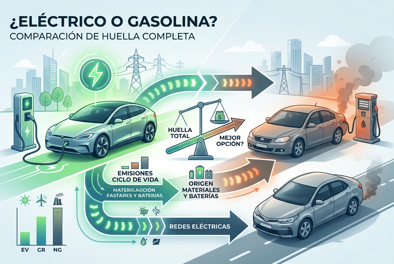 Cuánto más limpios son realmente los coches eléctricos