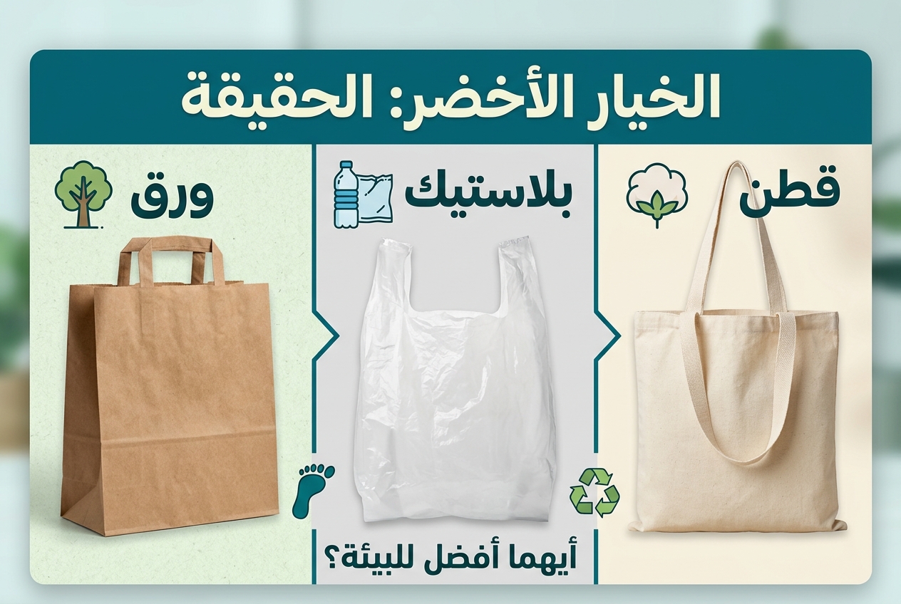 ورق أم بلاستيك أم قطن؟ الخيار الأخضر ليس واضحًا