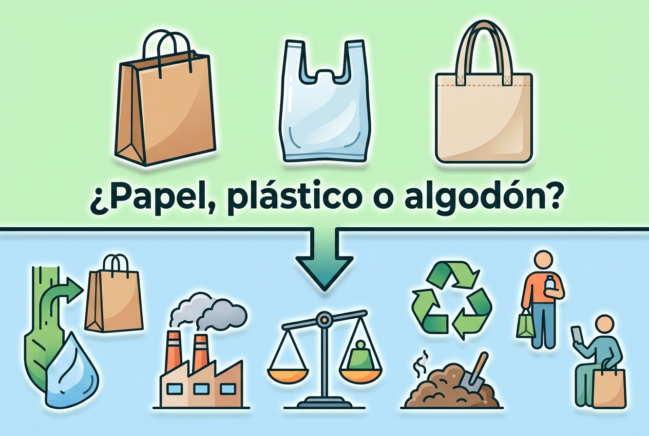 ¿Papel, plástico o algodón? La elección ecológica no es obvia