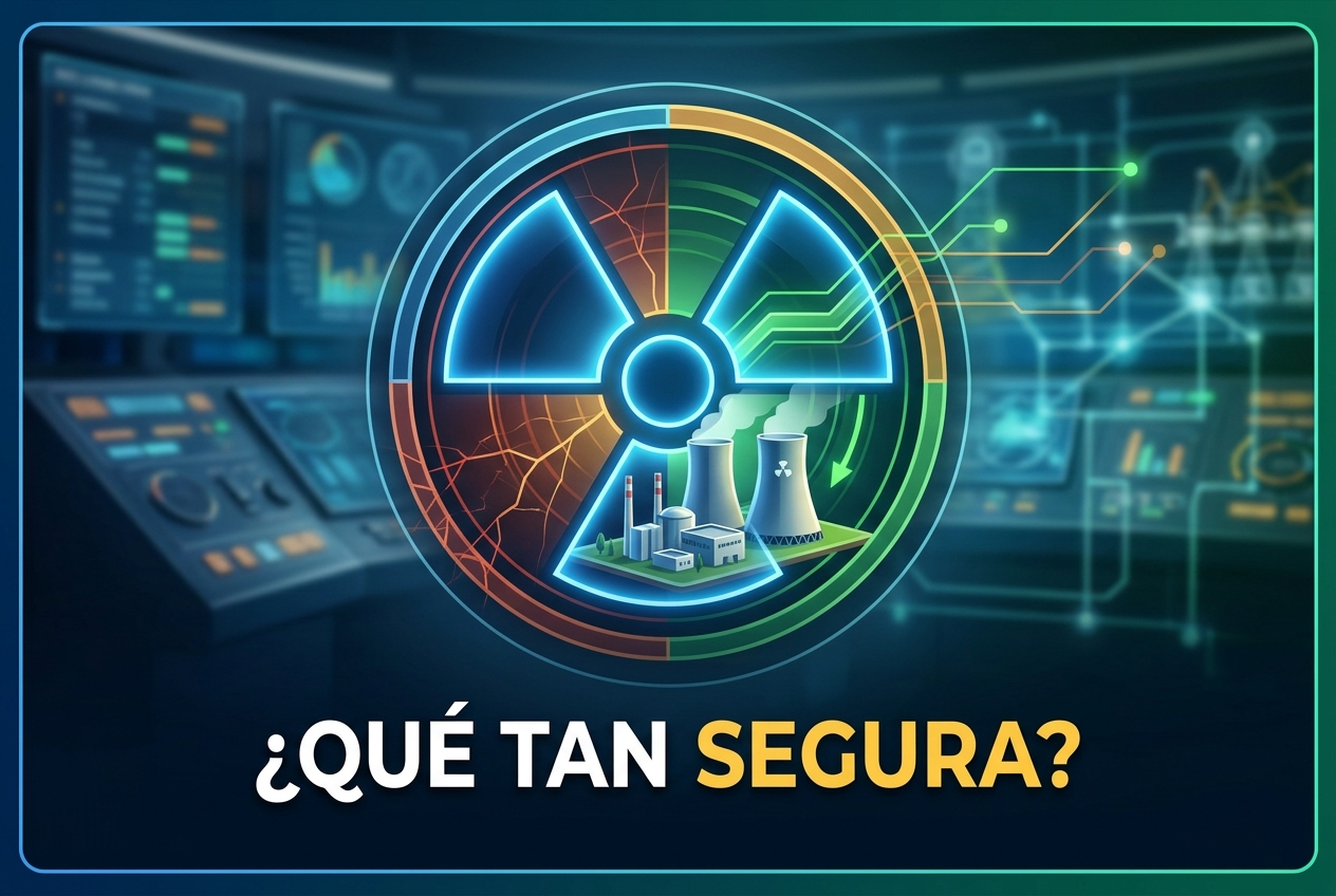 ¿Qué tan segura es realmente la energía nuclear?