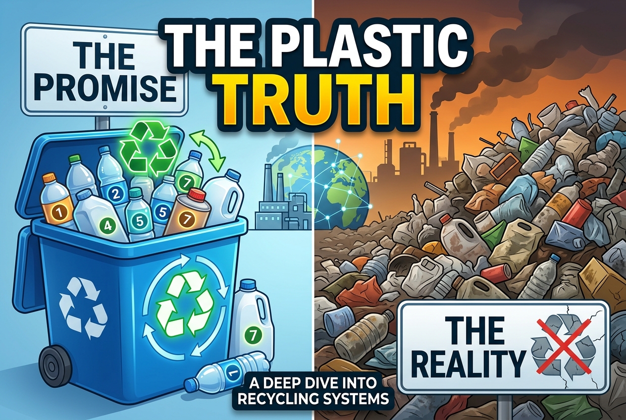 Why Most Plastic Never Actually Gets Recycled