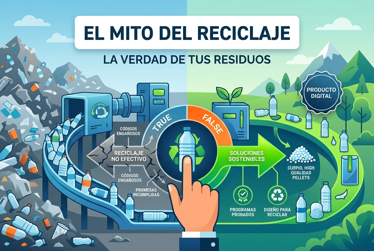 Por qué la mayoría del plástico nunca se recicla realmente