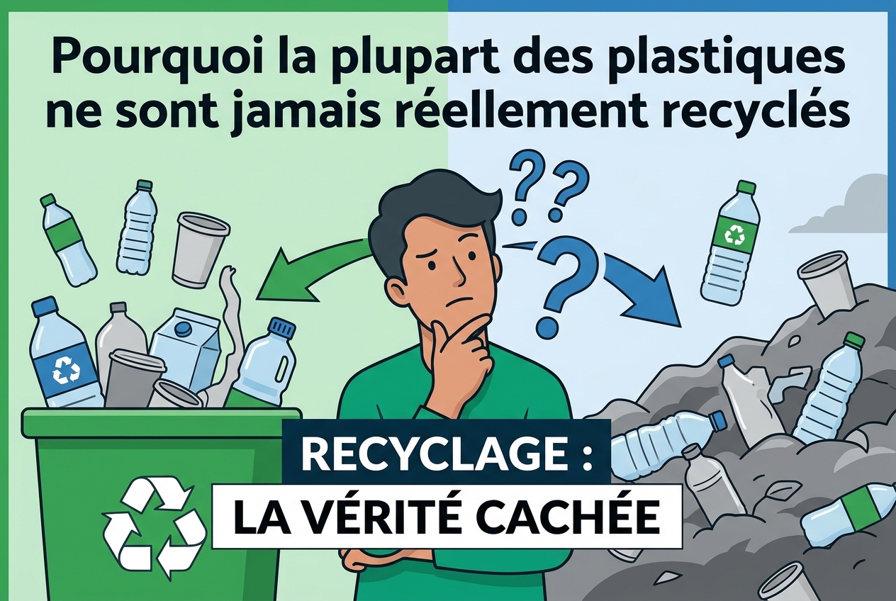 Pourquoi la plupart des plastiques ne sont jamais réellement recyclés