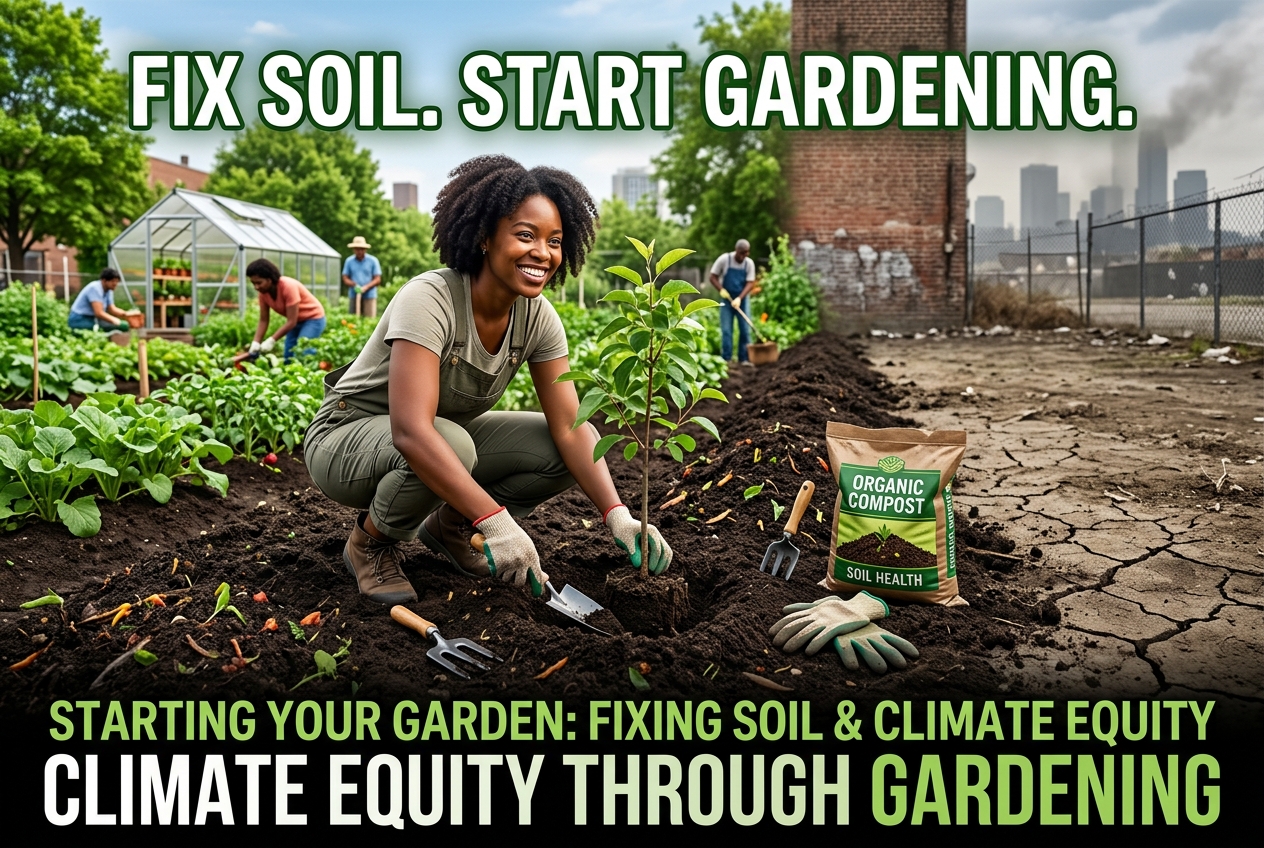 Starting Your Garden Means Fixing Soil and Fighting Climate Inequality