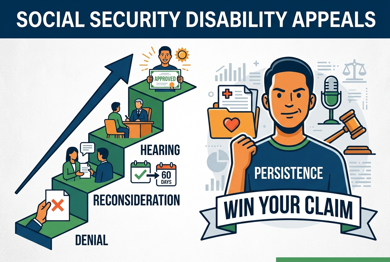 Social Security Disability Appeals: Keep Your Claim Alive and Win Approval