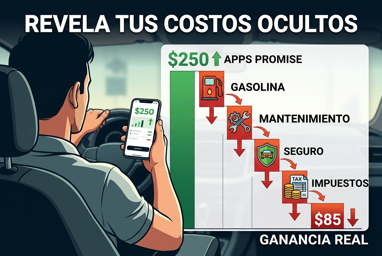 Rideshare Drivers Earn Much Less After Paying for Gas, Repairs, and Taxes