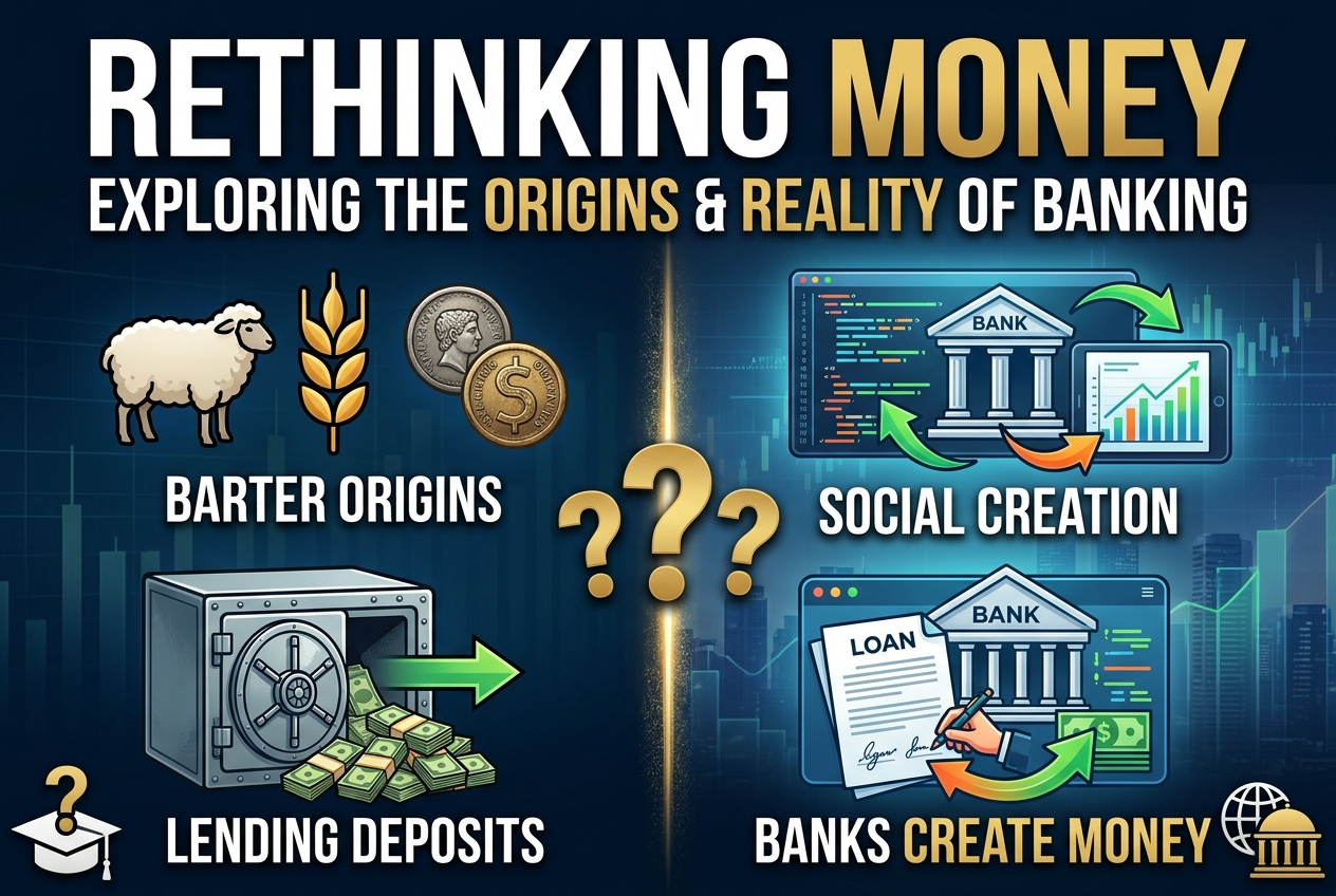 Money Didn't Start With Barter, and Banks Don't Lend Deposits
