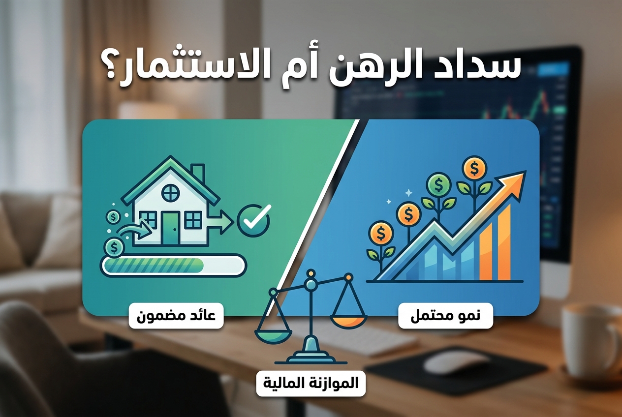 متى يكون سداد الرهن العقاري مبكرًا أكثر منطقية من الاستثمار