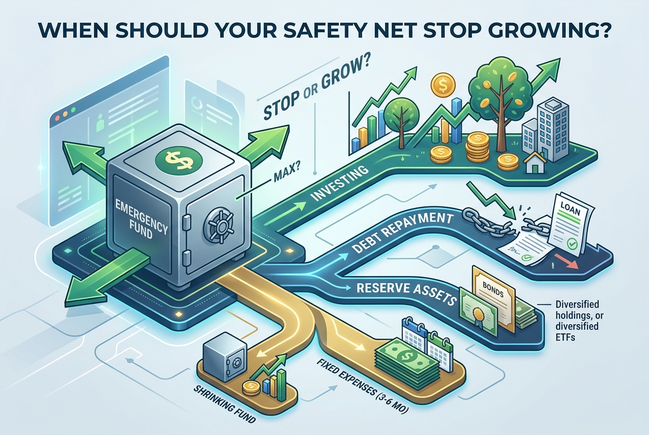 When Should Your Safety Net Stop Growing?