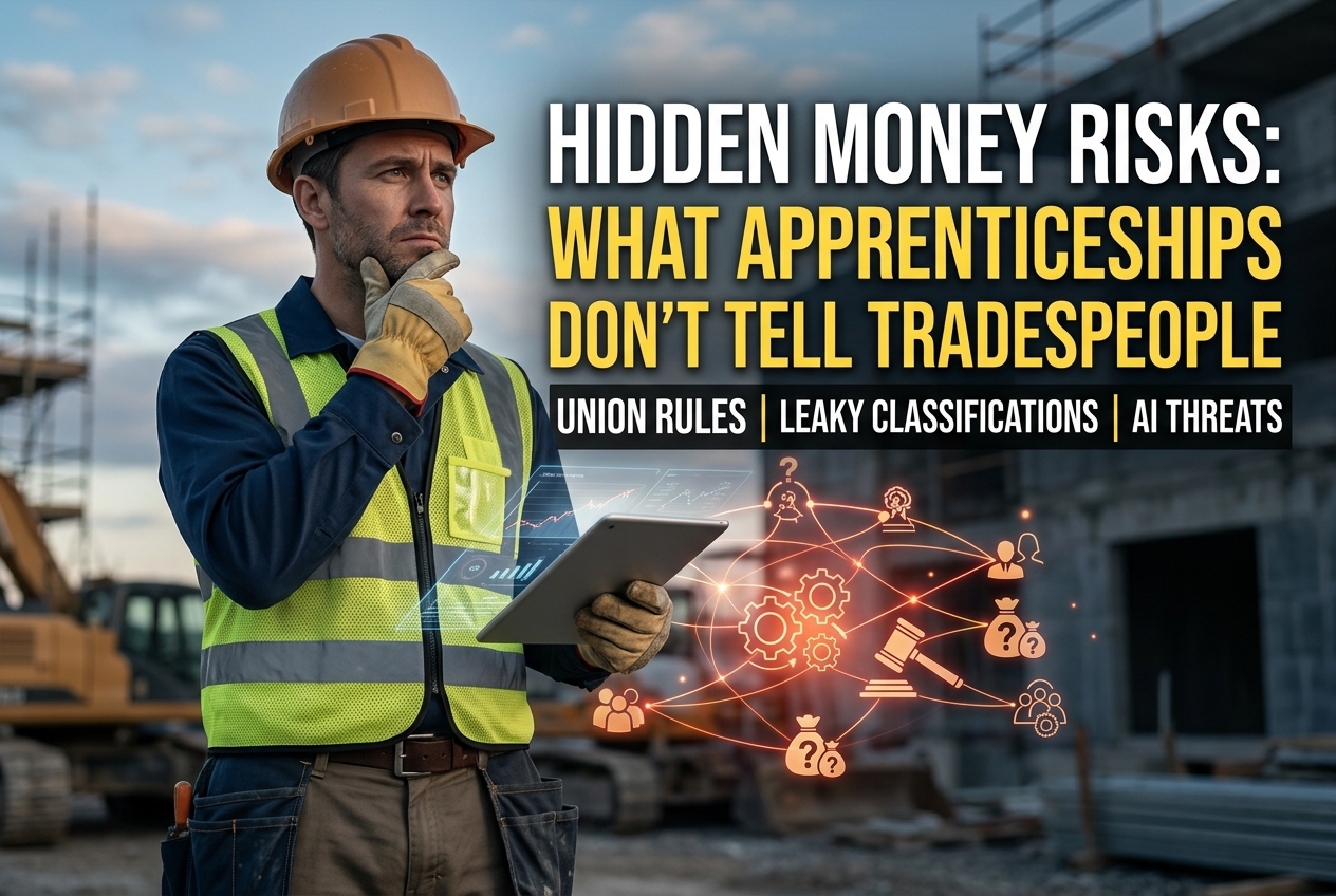 Why Tradespeople Face Hidden Money Risks No Apprenticeship Warns You About