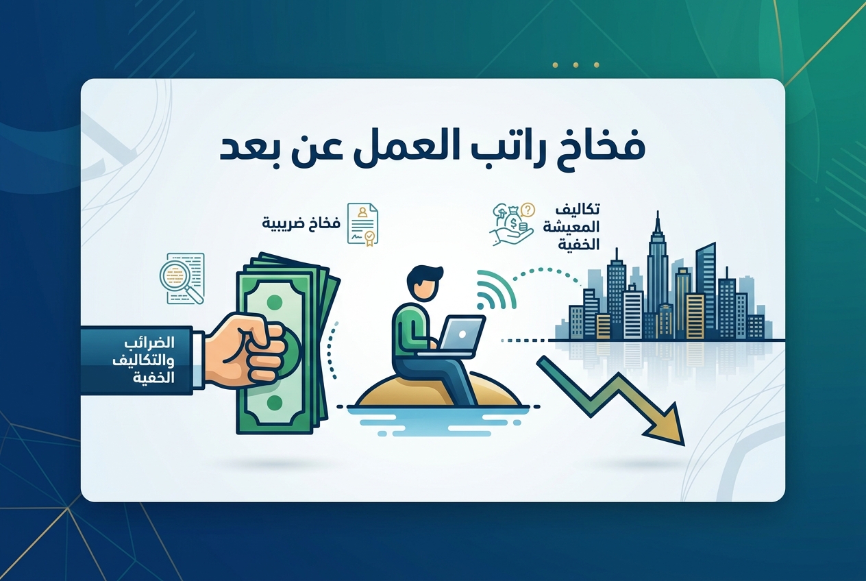 لماذا يمكن أن يتقلص الراتب الكبير عن بُعد في مدينة منخفضة التكلفة؟