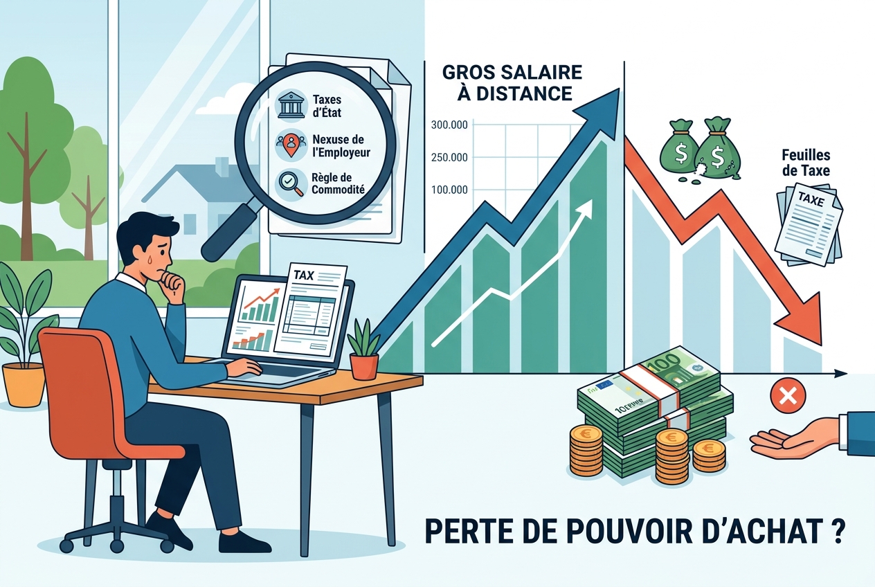 Pourquoi un gros salaire à distance peut diminuer dans une ville à faible coût