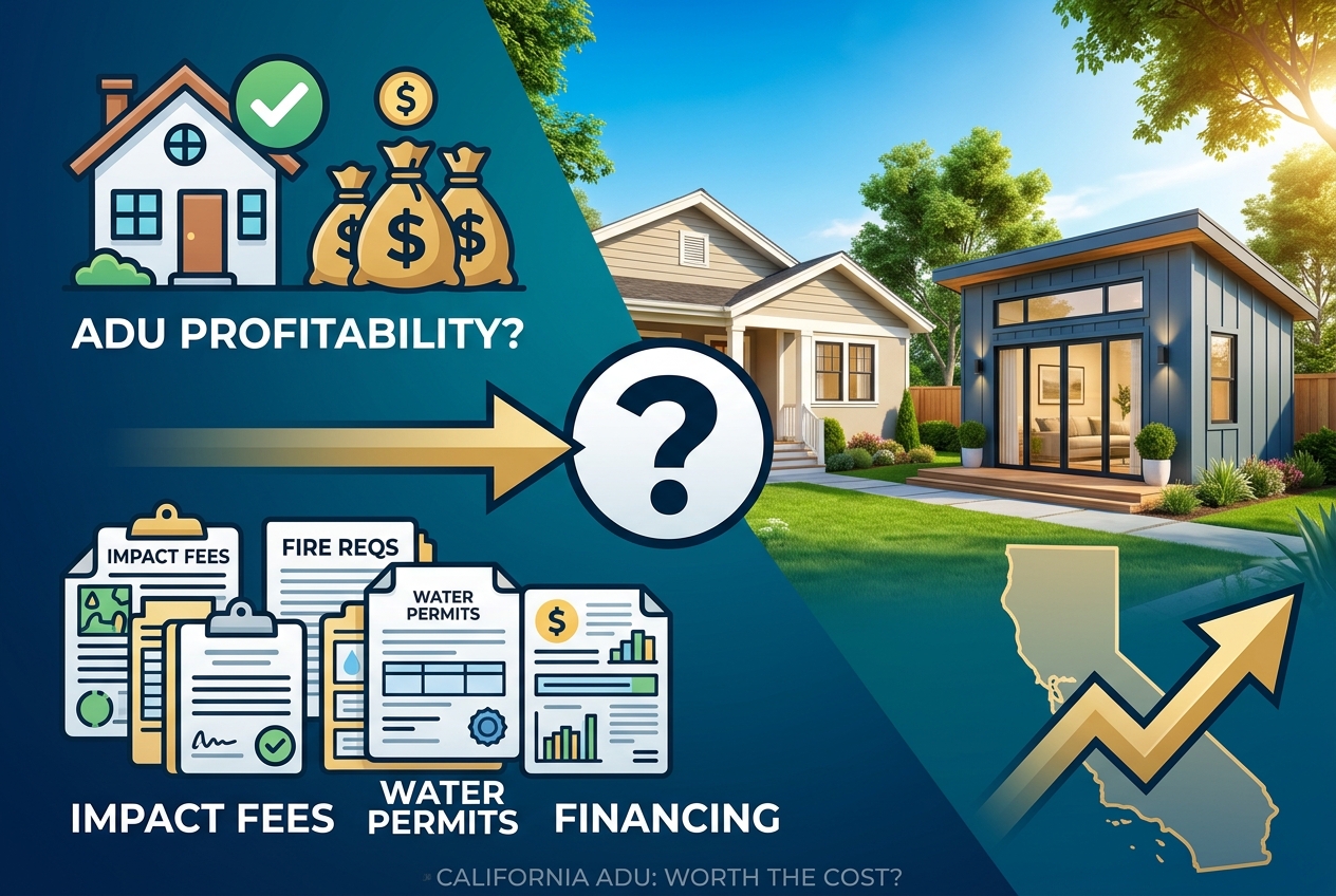 Does Adding an ADU in California Pay Off After Fees and Financing?