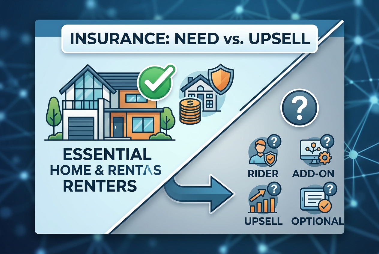 What Home and Renters Insurance Coverages Do You Really Need and When Is It Just an Upsell