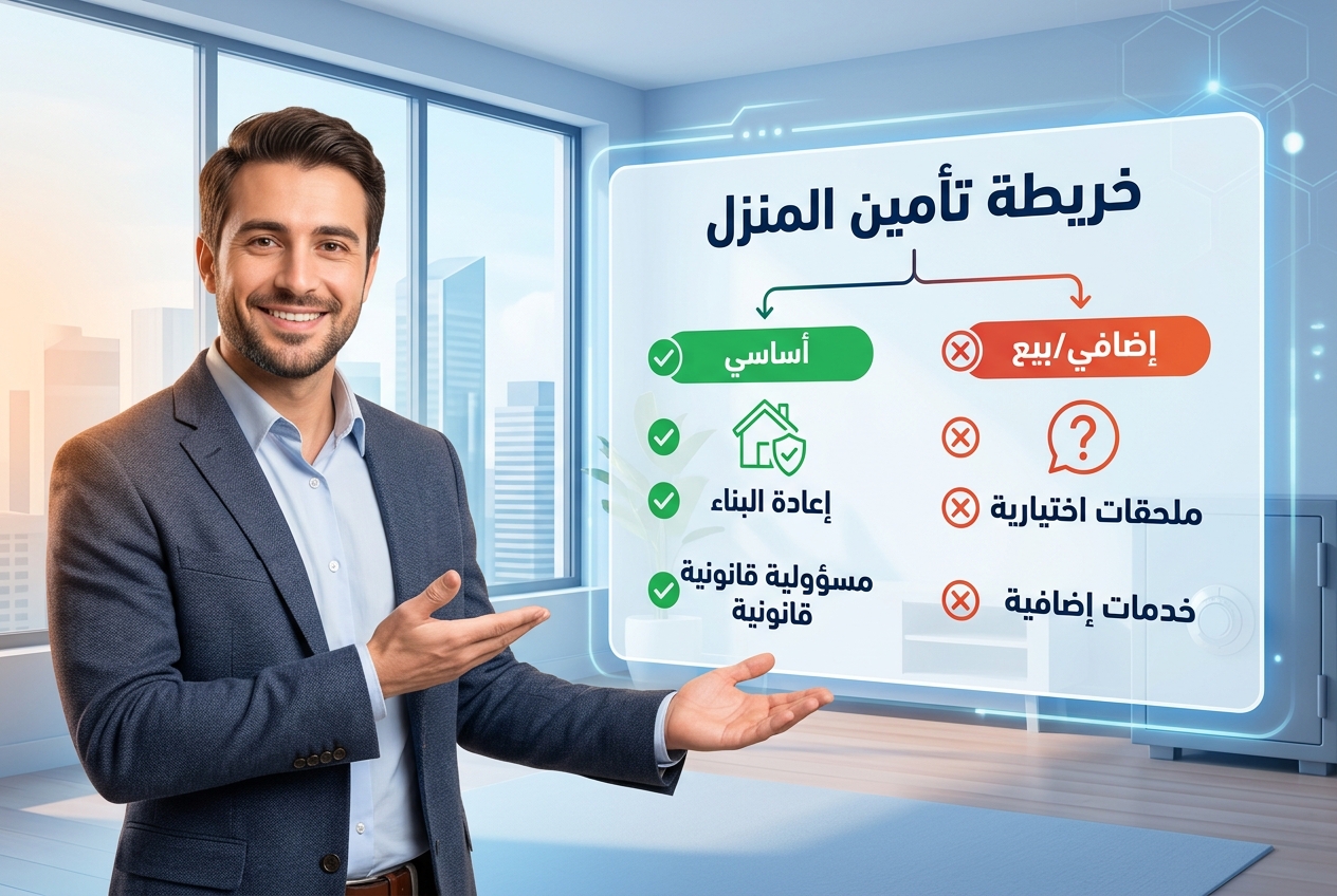 ما تغطيات تأمين المنزل والمستأجرين التي تحتاجها حقًا؟ ومتى تكون مجرد محاولة لبيع خدمات إضافية؟
